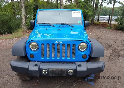 2011 Jeep Wrangler Unlimited Sport из США, поврежденный, VIN 1J4BA3H17BL552496